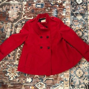 BANANA REPUBLIC wool swing coat